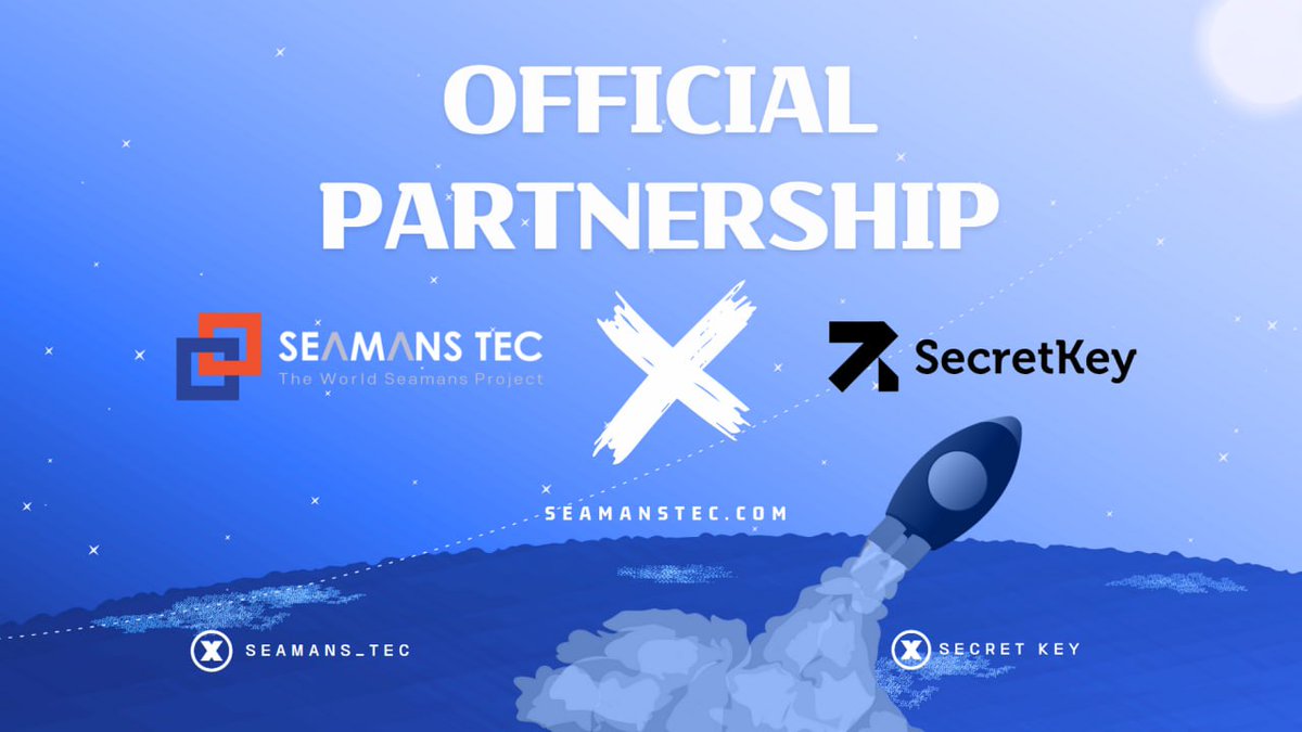 SEAMANS_TEC's tweet photo. 🌊 Thrilled to announce a groundbreaking partnership between us and #SecretKey! Leveraging SecretKey's revolutionary 404 protocol-based AMM, we're on the cusp of transforming NFT liquidity. 🤝 Stay aboard as we navigate these thrilling waters together! 🚀 #Partnership #NFT #SecretKey #SeamansTec #Seamans #SEAT