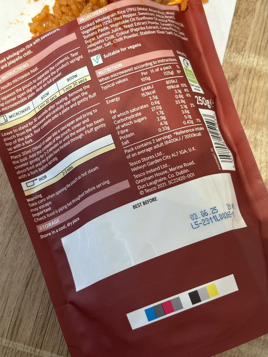 amylsmith89's tweet photo. @Tesco absolutely rancid what I’ve just found in a microwave Tesco rice… do better… https://t.co/atnzRwIG31