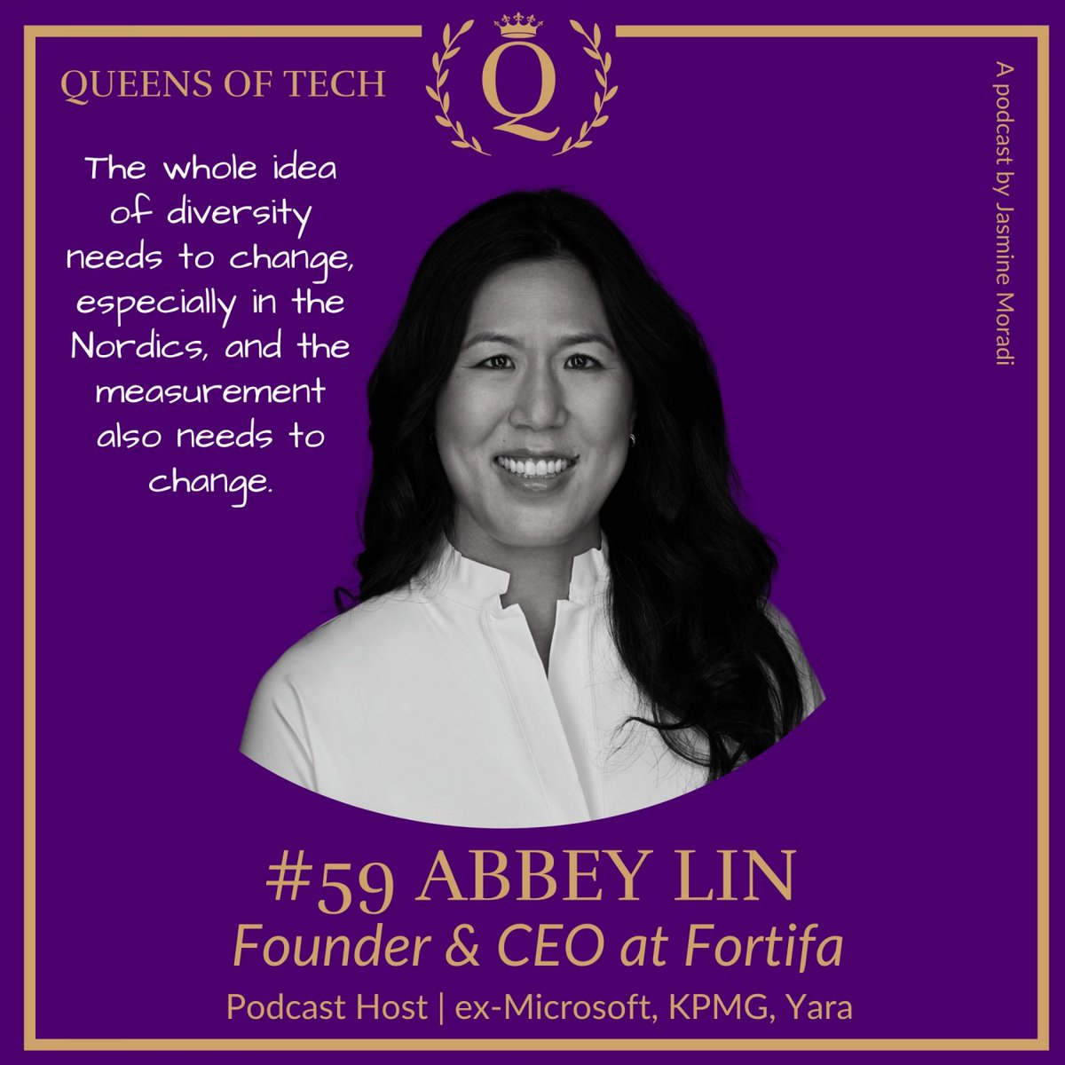 QueensofTech's tweet image. 🎙 📷 Tech Queen @AbbeyLin "The whole idea of diversity needs to change, especially in the Nordics,
and the measurement also needs to change."
queensof.tech #WomenInTech #Leadership #DEI #Podcast #AI #QueensofTech