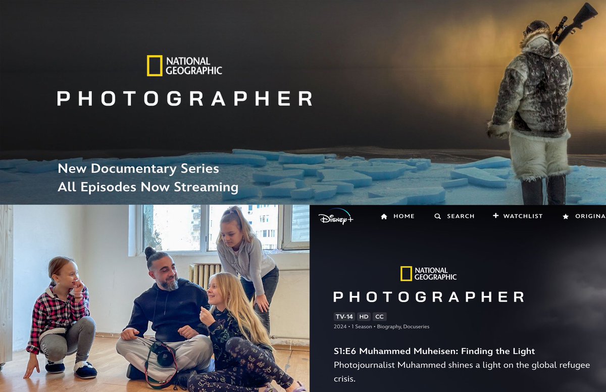 Premiers tonight on National Geographic TV, “Muhammed Muheisen: Finding the Light” the life and achievements of the founder and chairman of Everyday Refugees Foundation. everydayrefugees.org/finding-the-li…