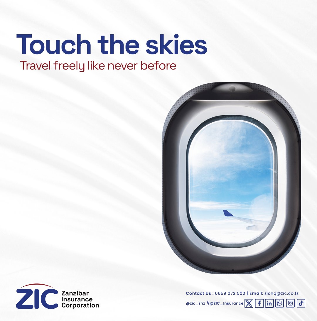 Enjoy your travels like never before with extensive travel coverage from ZIC.

For more information call us at: 0658 072 500

#WeCare