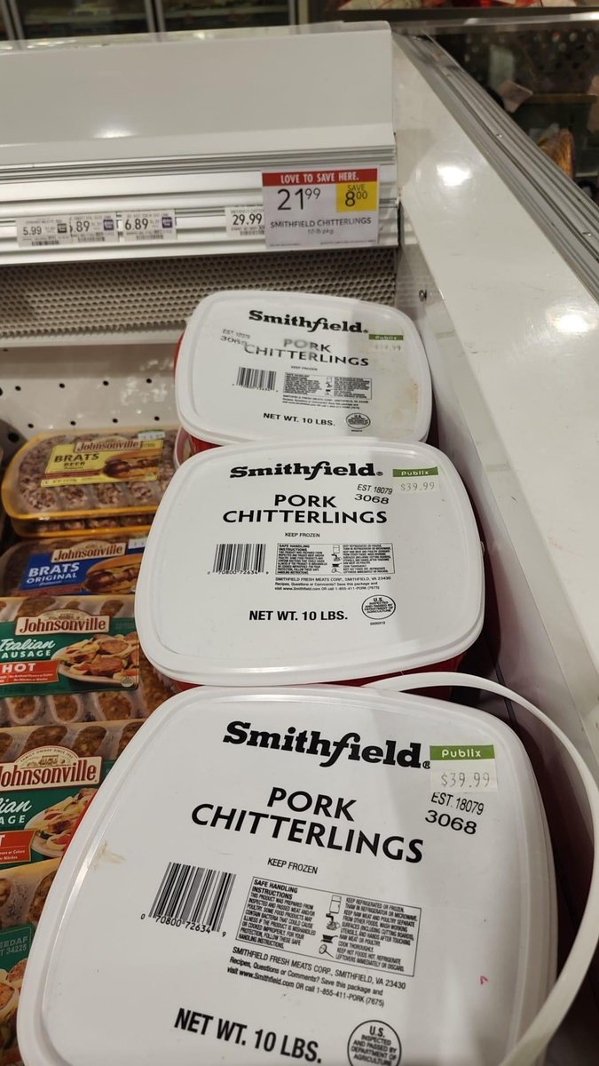 IntravenousIva's tweet image. 🤢 #Chitterlings ON SALE @ Publix! 🤮