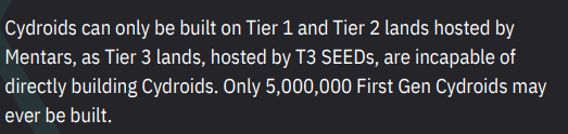 FleviussS_E2's tweet photo. while for #cydroid, considering a 3% chance of having a legendary, considering the max supply.. We will have a maximum of 150K legendary Cydroids in the game, which in turn must be divided by each type of Cydroid https://t.co/Gf6wb44Cco