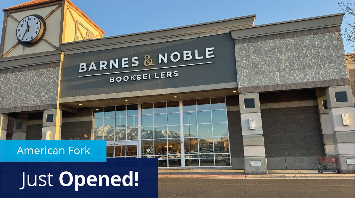 📚 Check out the new Barnes & Noble in American Fork! Steve Bowler and Kelsie Bowler represented Barnes & Noble in this exciting deal. Other new stores on the horizon include Park City, Murray, and Sandy. Congratulations!🎉 #AccelerateSuccess #BarnesAndNoble #RetailExpansion