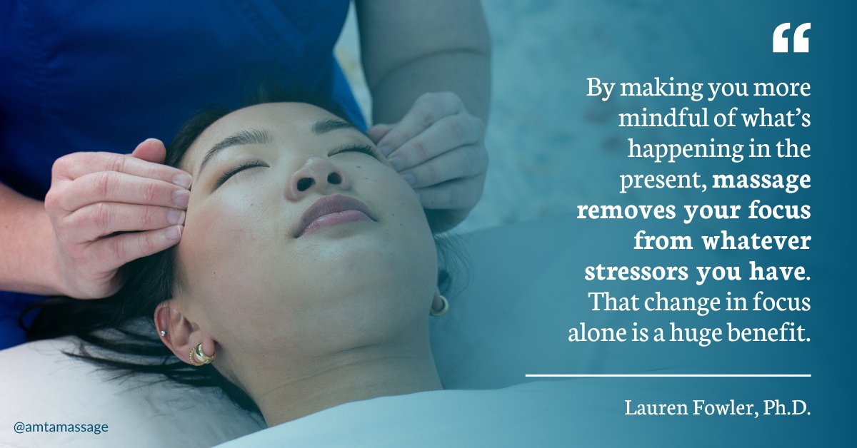 April is #StressAwarenessMonth! Discover the science behind the body’s stress response and the ways massage therapy can provide relief, including calming tense muscles and decreasing tense muscles. Read more: bit.ly/3vz6NJV #AMTAmassage #massagebenefits