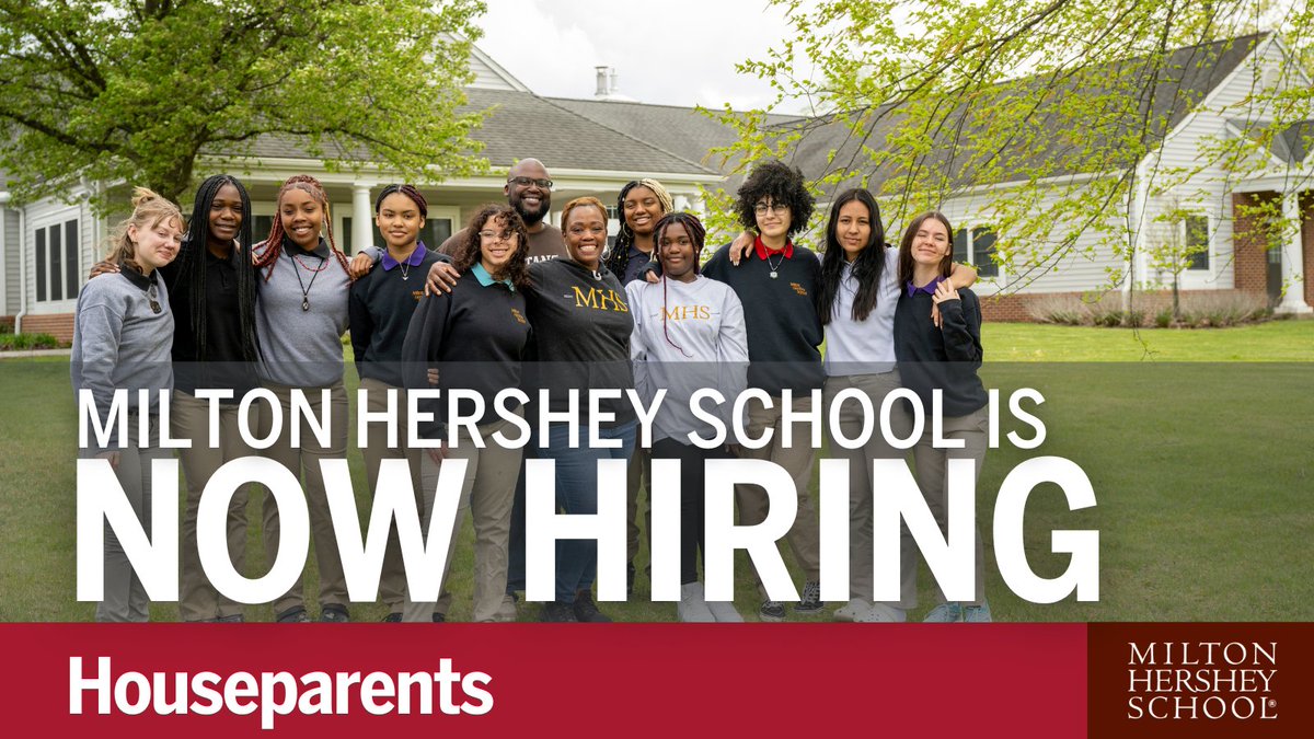 Full-time houseparents shape lives every day. Learn more: bit.ly/3vrBLn9 #HersheyJobs