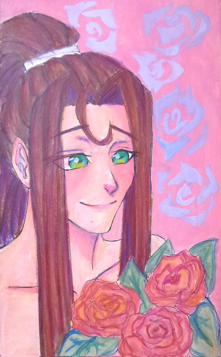 My drawing for Wen Ning Birthday event, day 1 flowers/ books
#HBDWenNing #SandSWenNing #温宁0411生日快乐 #温寧 #温宁 #MDZS