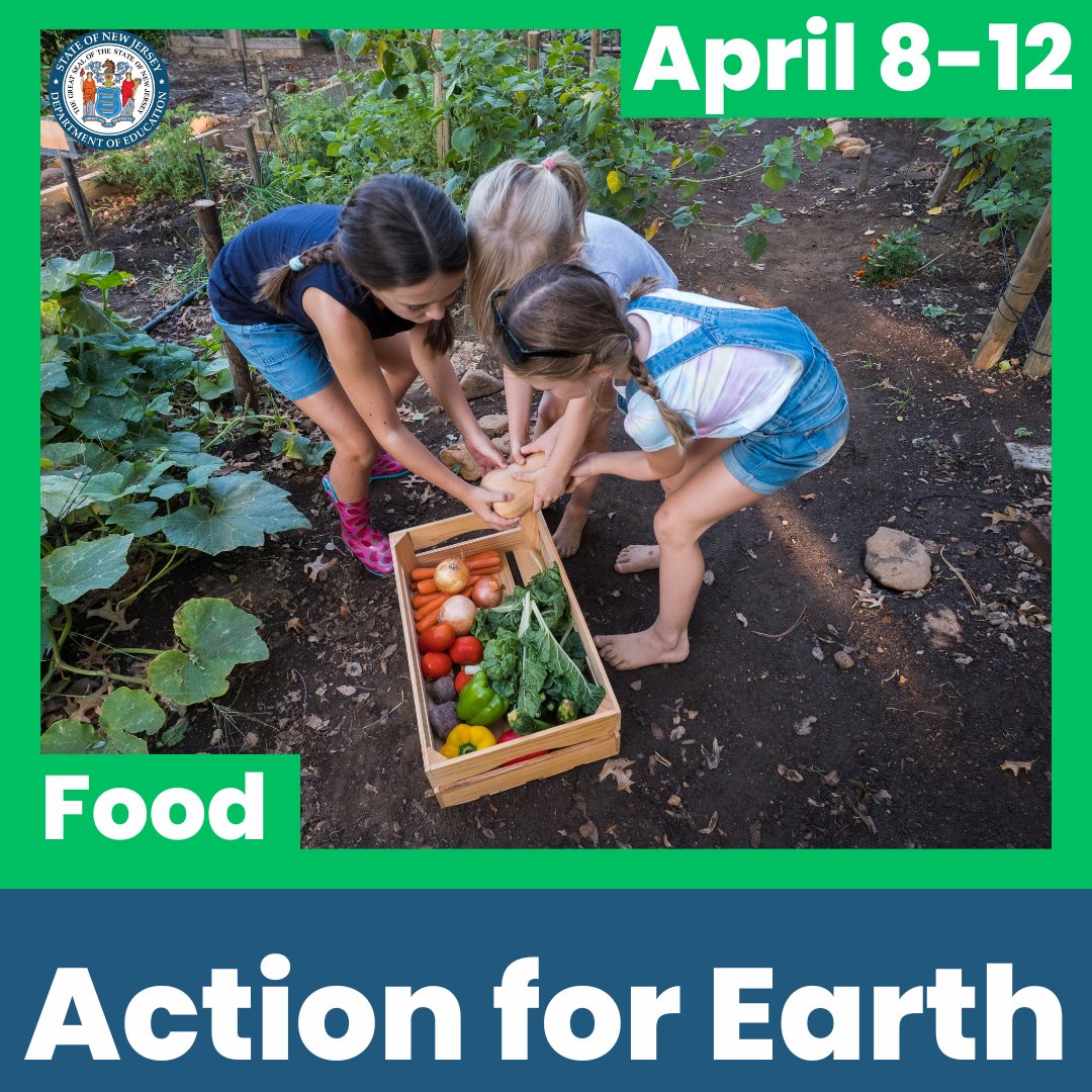 NewJerseyDOE's tweet photo. Can changing how we eat be an Action for Earth? Please share with us using #ClimateChangeEducation #ClimateEd #ActionforEarthNJ. Click here to learn more and plan an action for your school: https://t.co/LAhCL7swPg https://t.co/8yd7QIJc7F