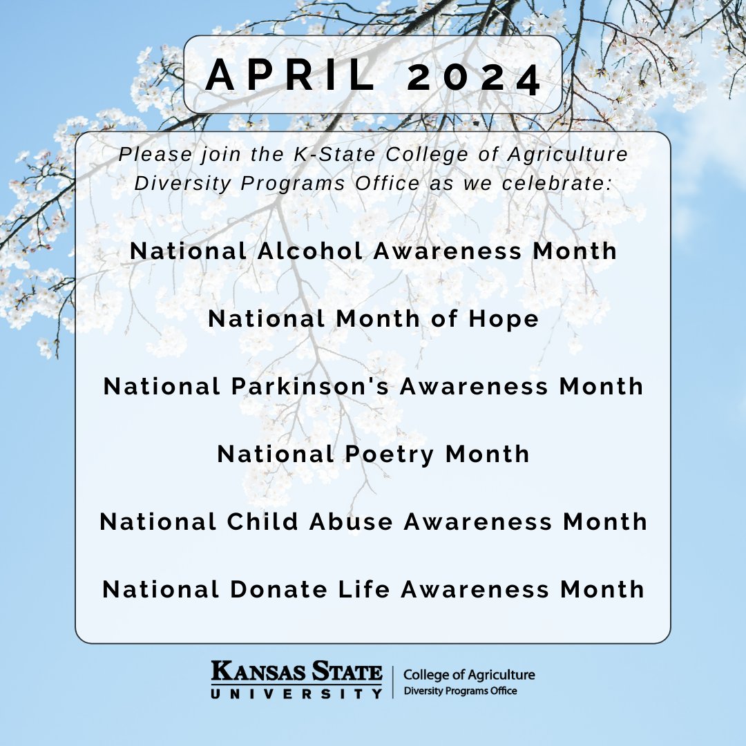 Please join us as we celebrate April observances. 💜🌻🪻✨ #DiversityProgramsOffice #MonthlyObservances
