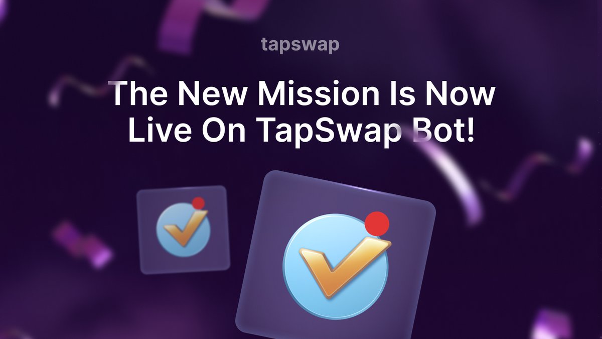 🚀 Attention TapSwap Community! 📢

The new mission is now live on TapSwap Bot! 🌟

It's time to dive in and complete the tasks. Follow WUFFI on their socials and start earning rewards! 🐶💰

Head over to TapSwap Bot now and seize this opportunity to earn while staying connected
