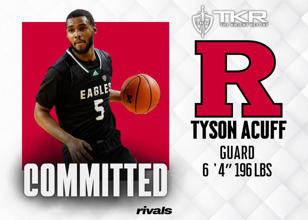 ⚔️COMMIT ALERT⚔️ #Rutgers Basketball lands the nation’s 8th best scorer this past season in #EasternMichigan guard Tyson Acuff. 👉 tinyurl.com/bdfhhjhz