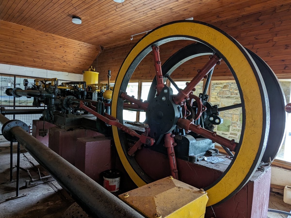 The Armstrong hydraulic engine in Allenheads. I need to see this running!