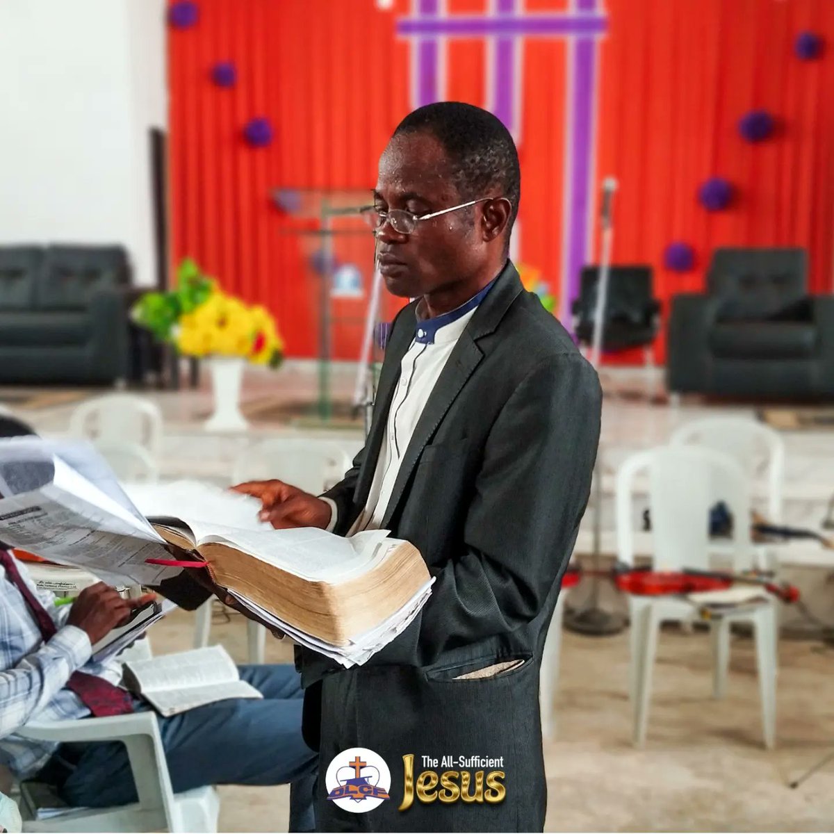 Jesus only is our Message,
Jesus all our theme shall be,
We will lift up Jesus ever,
Jesus only will we see. 

#dler2024 #dlcffunaab #GCKinWukari #GCK #theallsufficientjesus