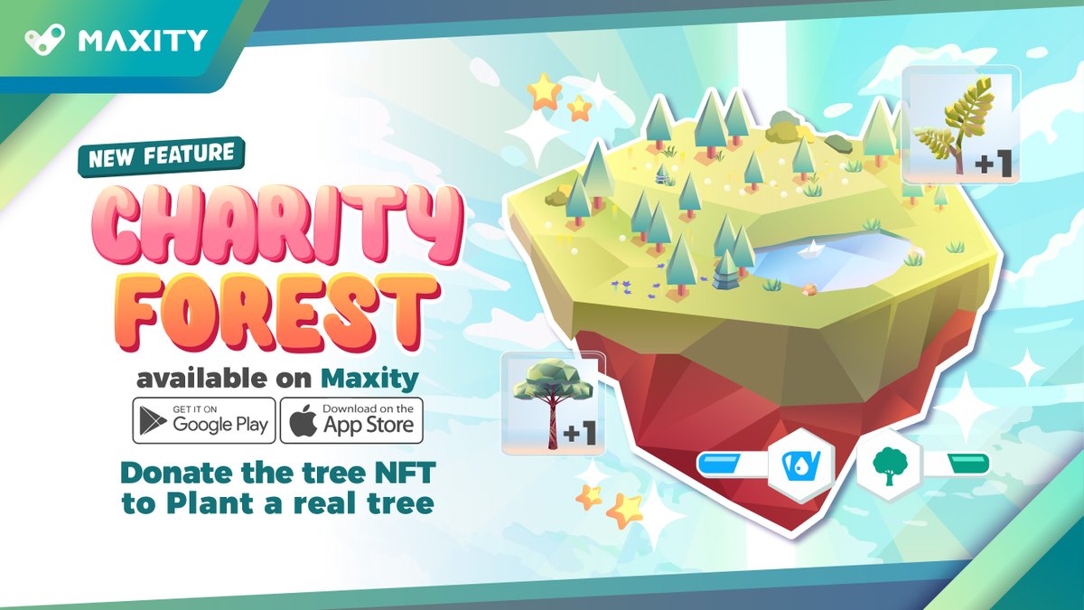 💖If you are looking for a new way to #raisefunds for your organization, you can join the Maxity Forest app to receive $Max coin.    

Register as a charity to raise funds now🥳 app.maxity.io/auth/signin?sm…

<a href="/maxiprotocol/">MAX AI</a>
<a href="/CharityDao_/">Charity DAO</a>
