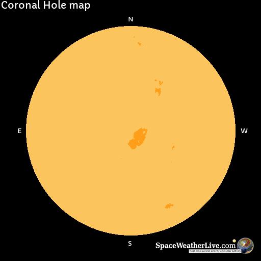 _SpaceWeather_'s tweet image. A transequatorial coronal hole is facing Earth. Enhanced solar wind could arrive in ~3 days - Follow live on spaceweather.live/l/ch