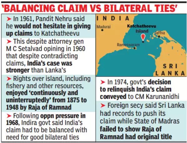 idipluranjan's tweet photo. The abject surrender of the strategic island of #Katchatheeu exposes the anti-Bharat mentality that infests the Nehru-Gandhi dynasts & their Congress party.
Every Bharatiya should remember the way the Congress party has gifted away our land without any strategic thought.
https://t.co/UaTOUOwCIj