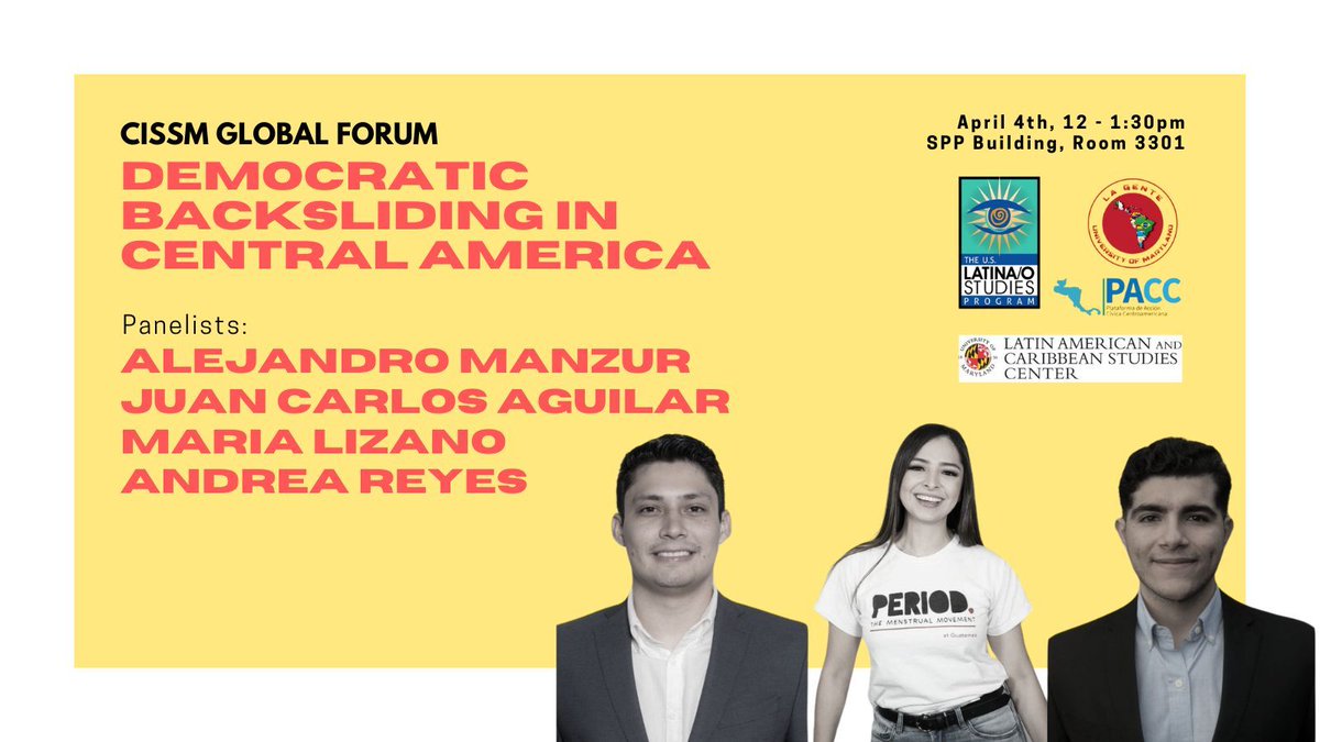 Be sure to join us on Thursday for our Global Forum! This week, we will have a panel discussion on escalating threats to democracy and human rights in Northern Central America. Hear from four civil society leaders addressing the challenges! buff.ly/3vvCPqd