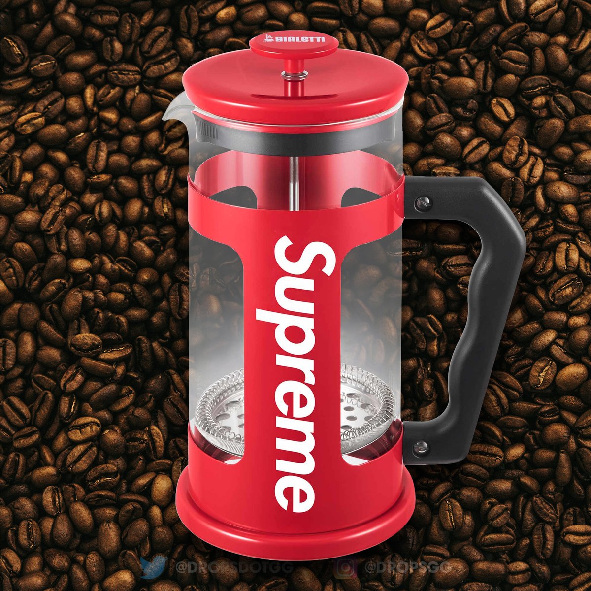 アクセサリー Supreme / Bialetti 8-Cup French Press Supreme Bialetti 8 Cup French Press Red - SS24 - US