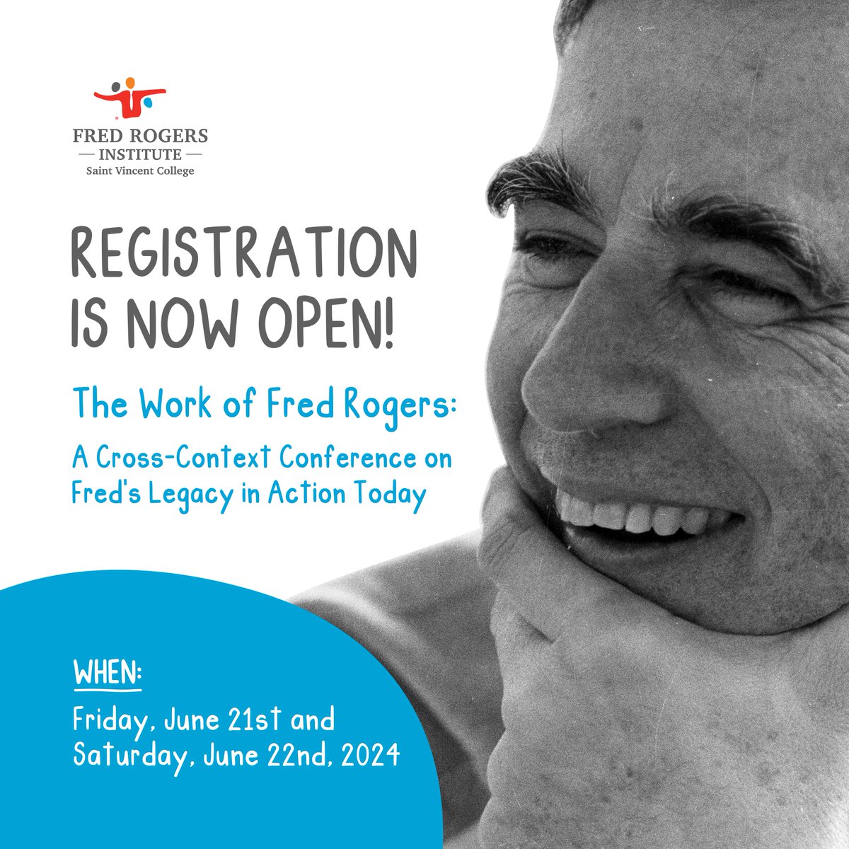 The Fred Rogers Institute is thrilled to announce that registration is now OPEN for its highly anticipated second annual Work of Fred Rogers Conference, from June 21st to June 22nd, 2024. For more details please visit our website: fredrogersinstitute.org/the-work-of-fr…