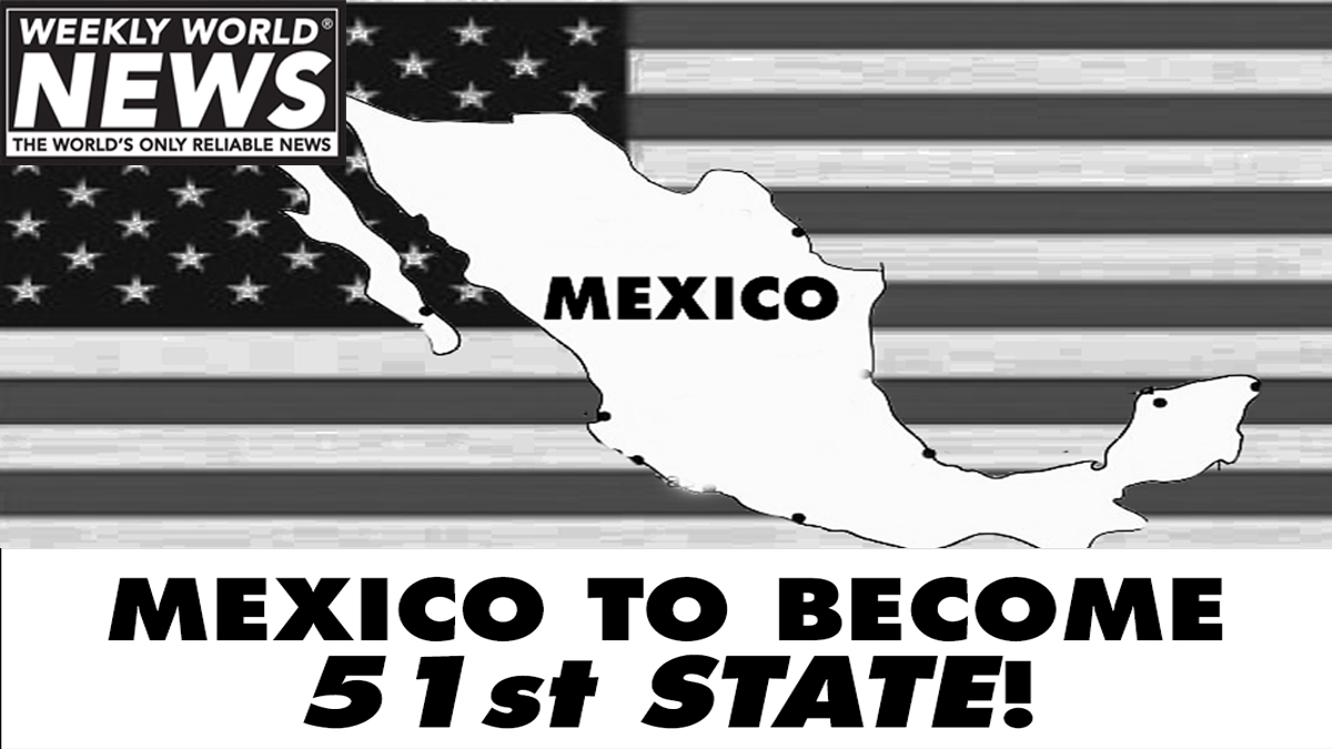 'It's happening.  Esta passando.'

#mexico #finally #happening #usa #51ststate #newstate #USA