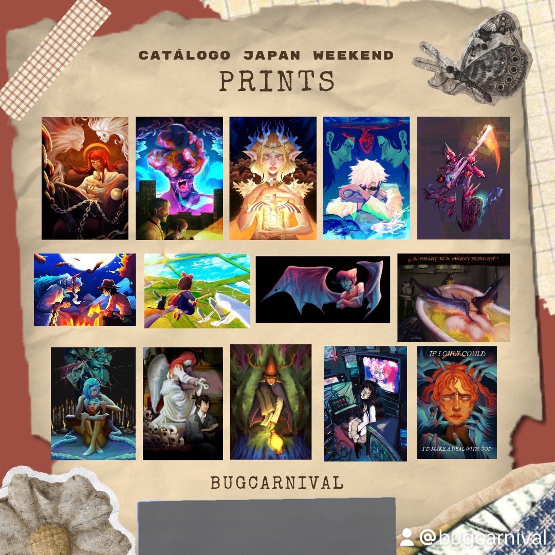 mossydex's tweet photo. @JW_Arte ¡Hola! Soy Dex, aka Bugcarnival, y estaré por primera vez en la JWBarcelona en el stand NC 70! Acepto reservas, llevaré esto y muchas cositas más! Pasad a saludar! :) #JWarte #anime https://t.co/Z58dtxnRuX