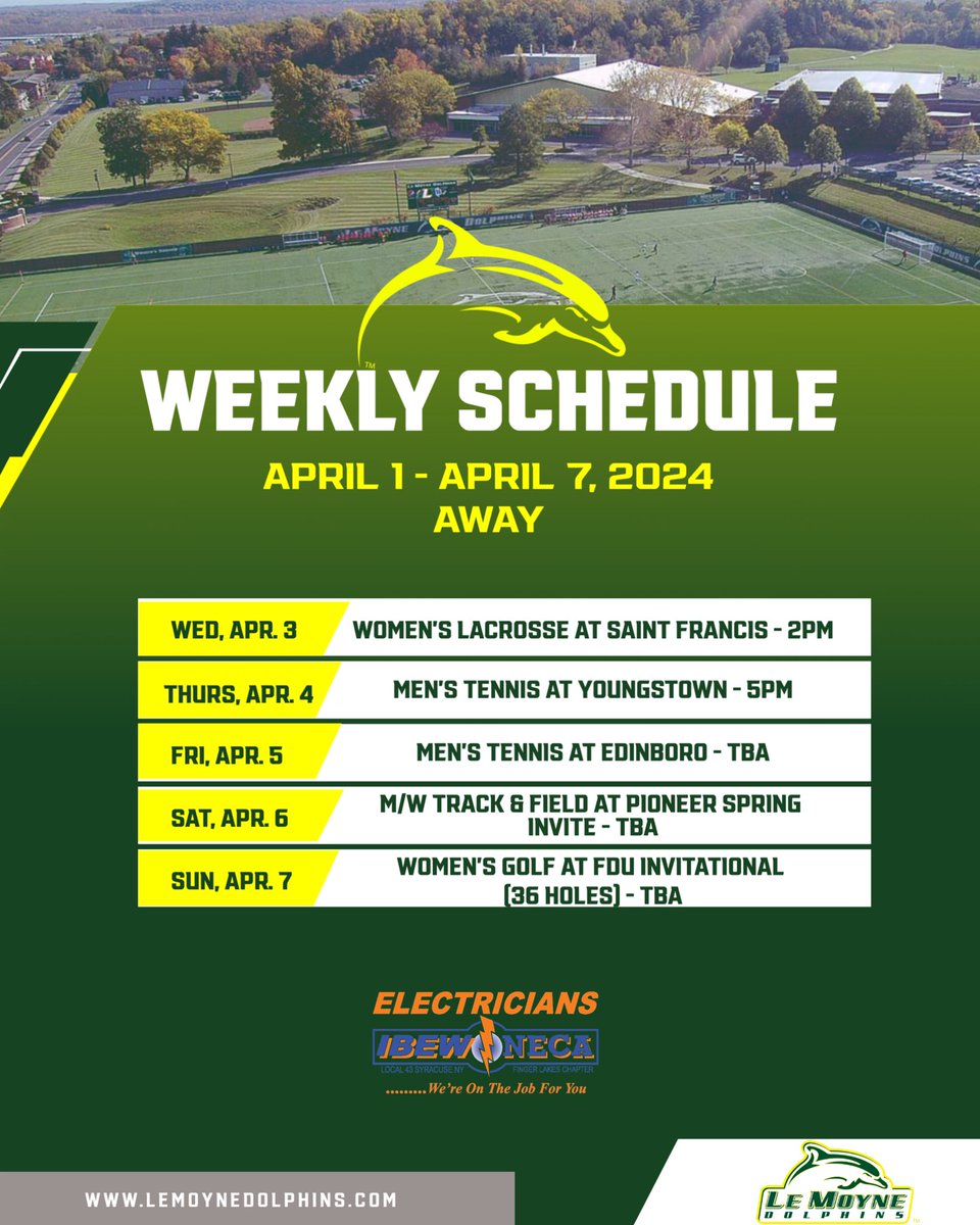 Check out our teams in action this week! 🐬 Presented by @ibew43 #phinsup🐬