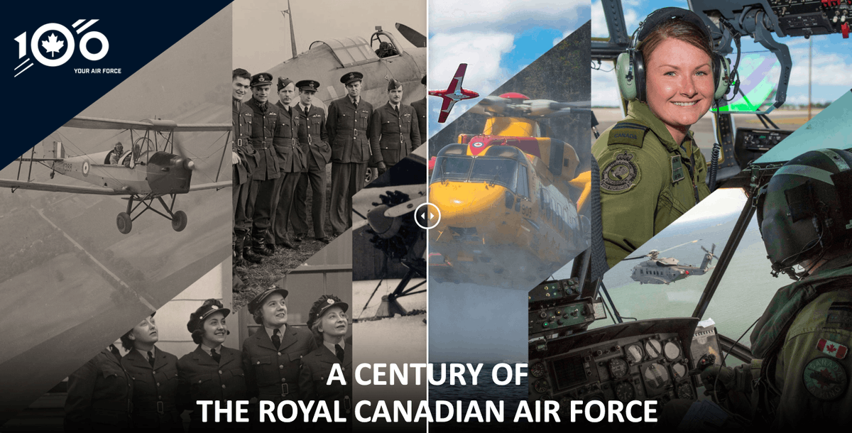 In celebration of #RCAF100, @CanGeo has launched Wings of Honour which highlights the @RCAF_ARC's 100-year history and the people shaping its future. Check back often, as classroom resources will be added throughout April! Visit wingsofhonour.ca to celebrate with us.