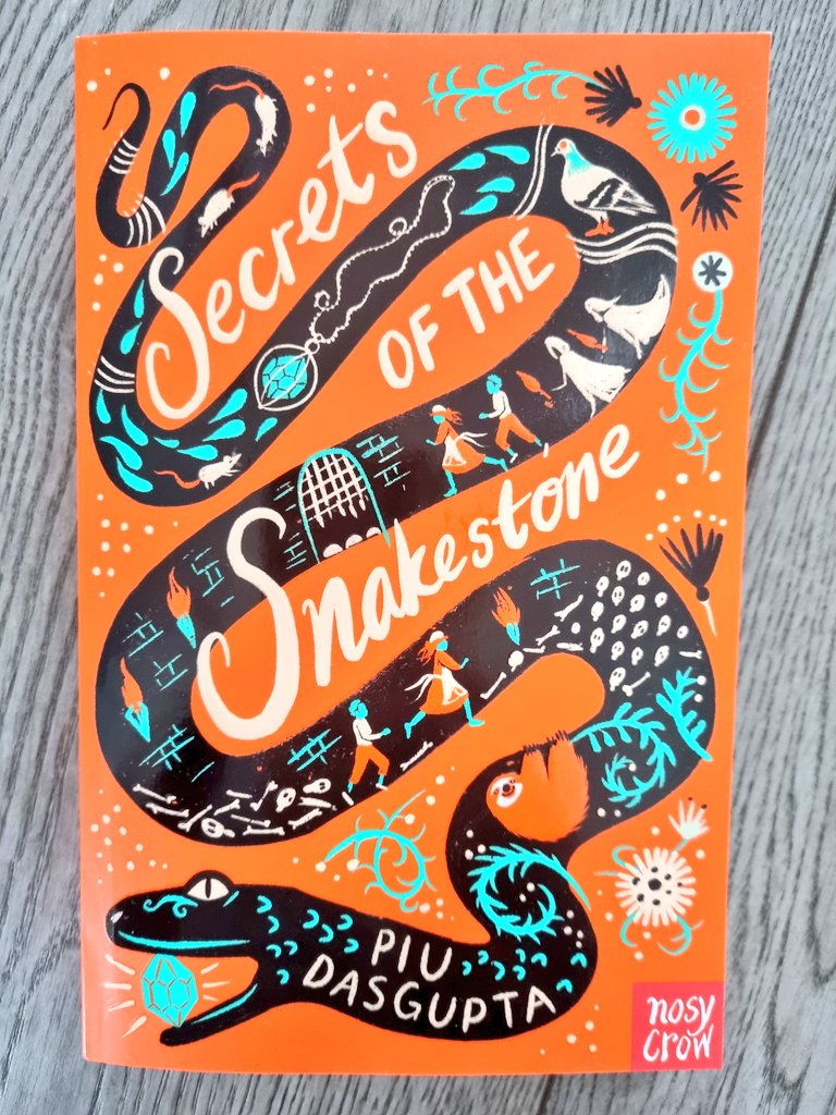 Next up in my Spring break readathon is Secrets of the Snakestone by @PiuDasGupta1 for @PrimarySchoolBC #primaryschoolbookclub #readingforpleasure