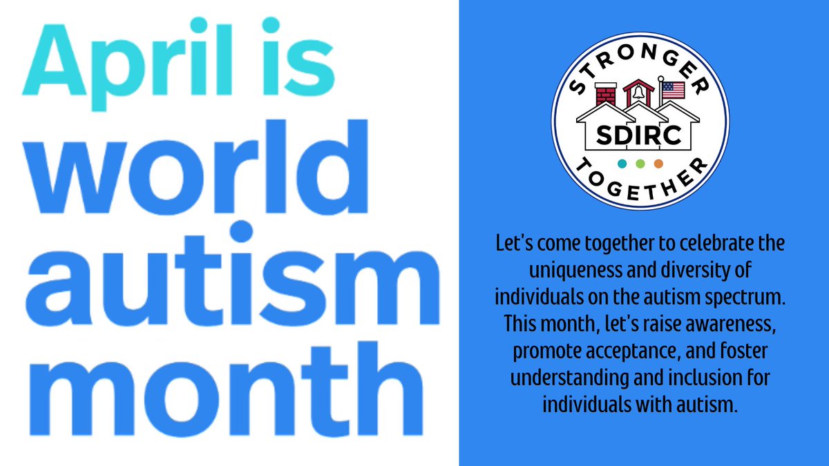 🧩💙 April is World Autism Month! 💙🌍 Let's come together to celebrate the uniqueness and diversity of individuals on the autism spectrum. This month, let's raise awareness, promote acceptance, and foster understanding and inclusion for individuals with autism.