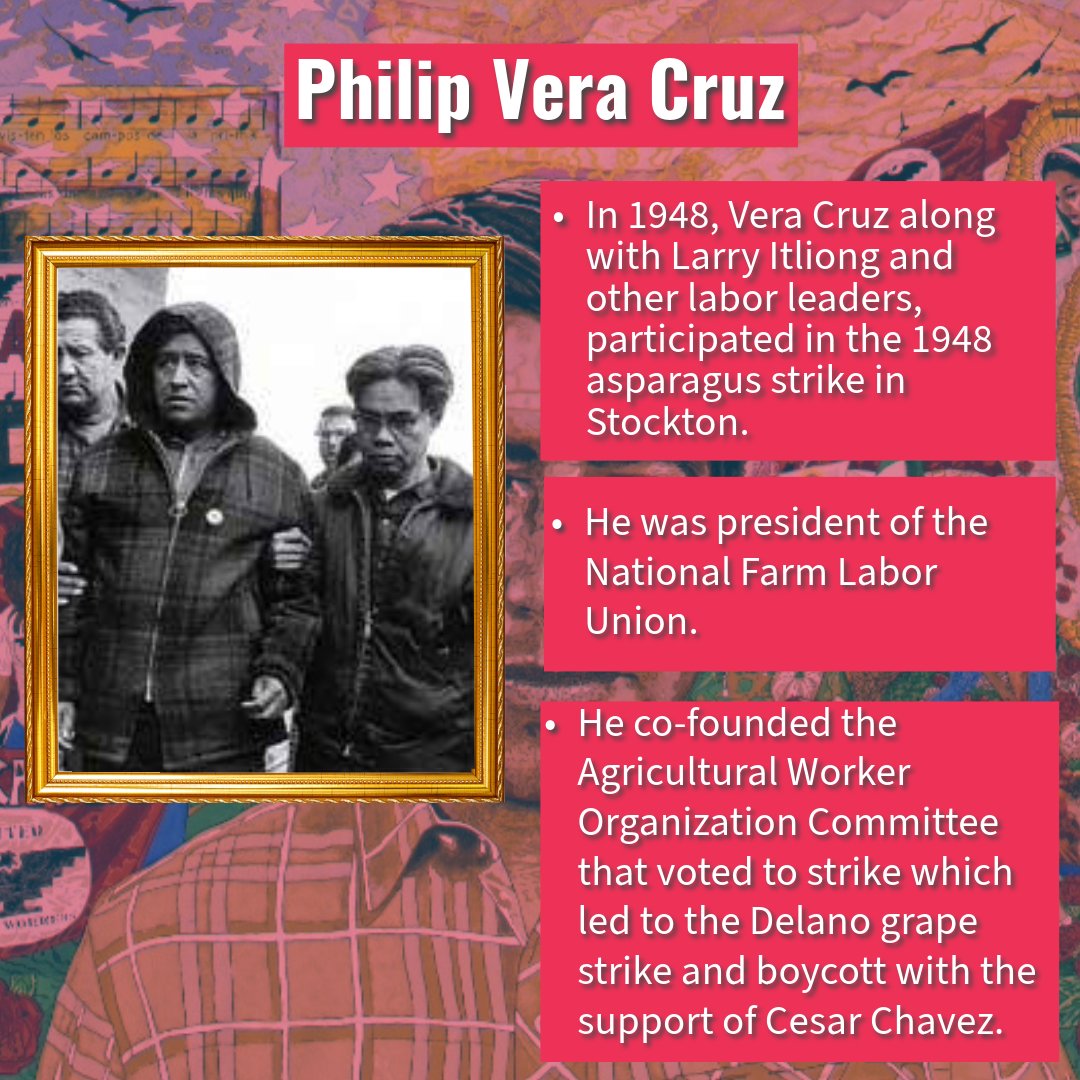 Behind every celebrated leader is a village of powerful voices! Cesar Chavez became an honorary figure by amplifying the rights of workers and standing on the foundational work of local community leaders like Dolores Huerta, Larry Itliong, & Philip Vera Cruz! #CesarChavezDay