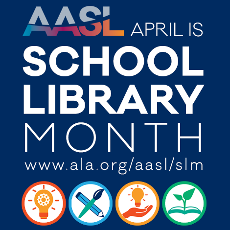 April is School Library Month!📚

School Library Month is the American Association of School Librarians' celebration of school librarians and school libraries. 

#AASL