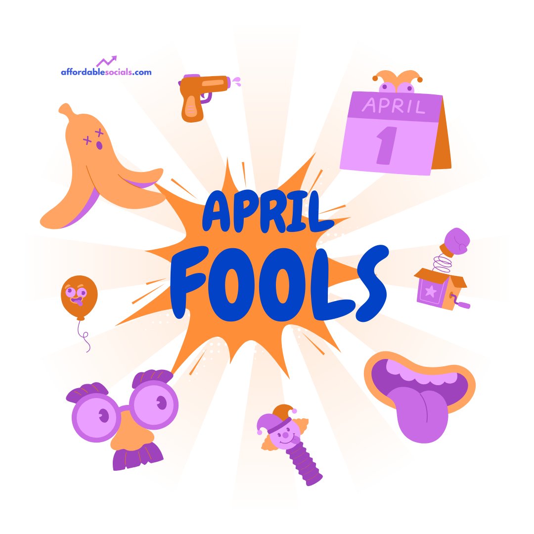 Gotcha! April Fools'! 😄 Don't worry, we're not going anywhere! We're still here and ready to keep serving you with top-notch social media solutions and support.

 Let's keep the fun going! 🎉

 #AprilFools #AffordableSocials