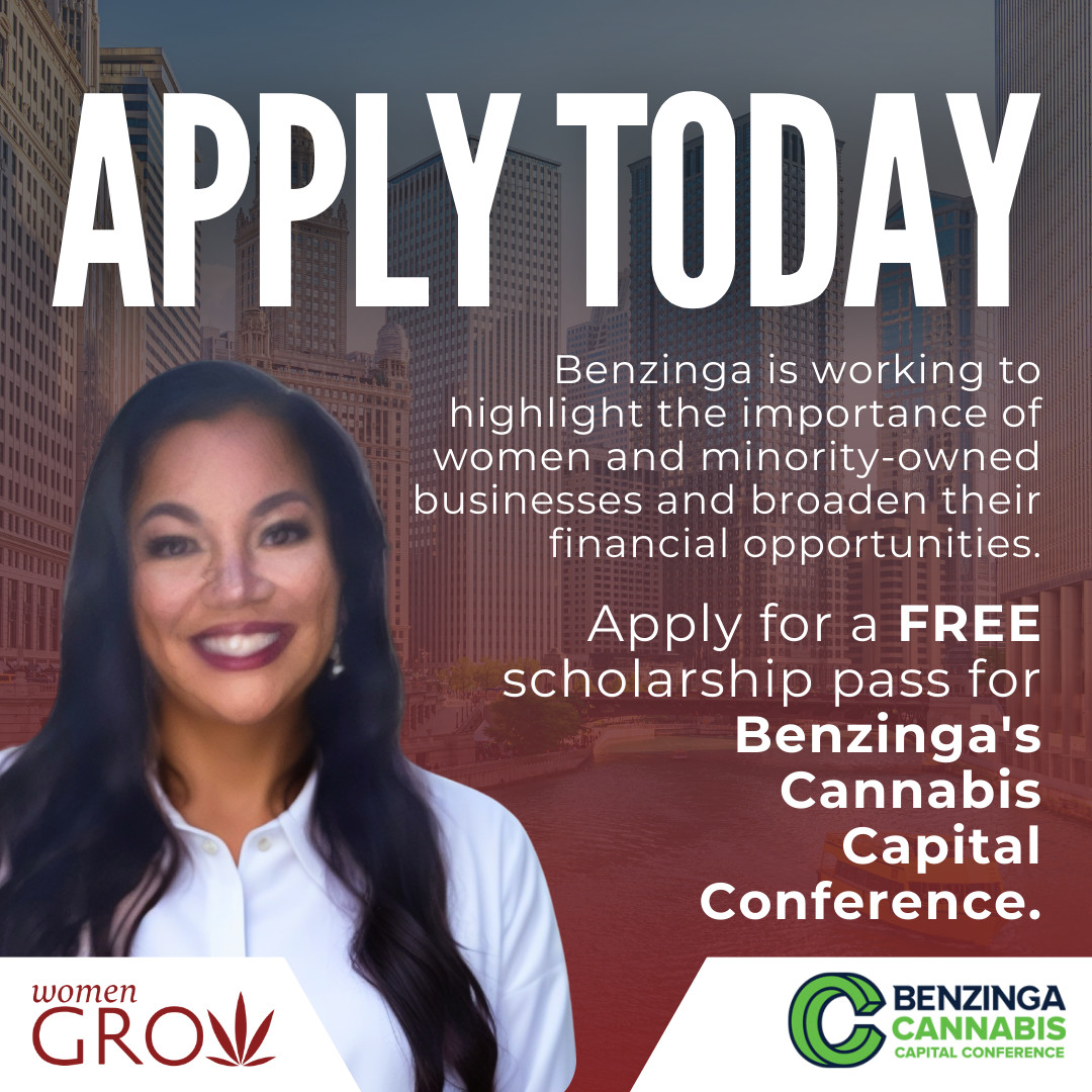 We've partnered with Benzinga to offer a full scholarship for the Cannabis Capital Conference! Diversity is more important than ever & Benzinga is committed to providing opportunities for women and minorities to succeed. Learn more & apply before 4/3: bit.ly/3IHnWUP