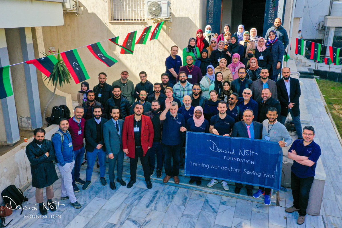 In February, we trained the largest number of medical professionals we have ever trained in one week. With support from the Libyan Board for Medical Specialties, we upskilled over 100 doctors in #Libya. Our course in action 🎬: lght.ly/c08e41k