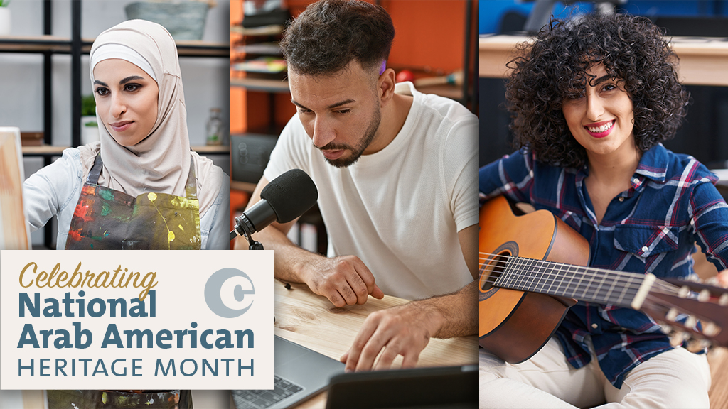 Happy Arab American Heritage Month! We celebrate Arab American creators and their contributions towards a richer, more diverse national creative landscape.