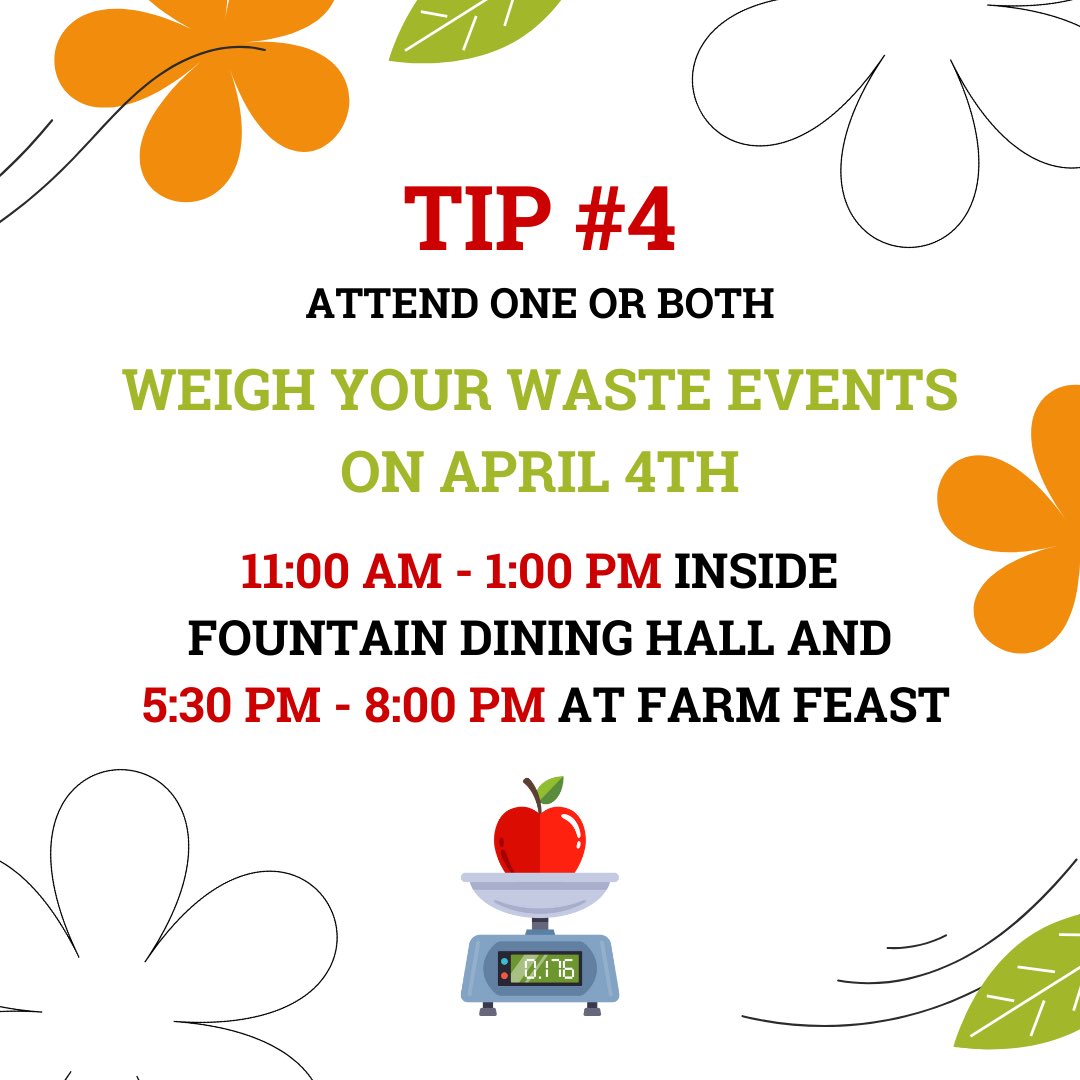 NCStateRecycles's tweet photo. Food waste prevention aligns with the EPA, USDA, and FDA’s Winning on Reducing Food Waste initiative to reduce food waste by 50% by 2030. Food in landfills decomposes slowly, releasing methane gas which contributes to climate change. We need YOUR help spreading the word!! https://t.co/YNisiTJ8Cj