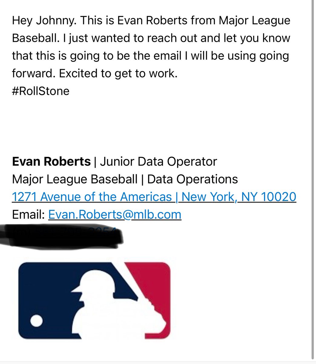 A lot of cool things happen at @KeystoneBase but this one deserves recognition! Congratulations to soon to be alumni, @evanroberts715 on a new career with the @MLB