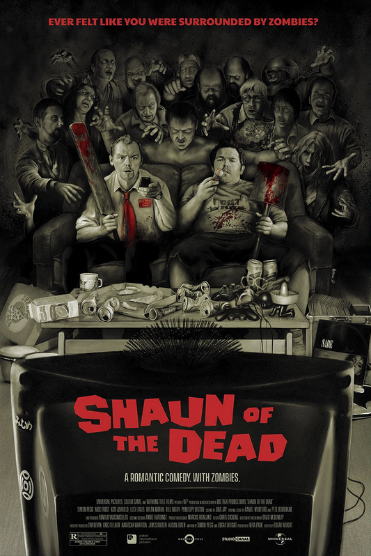 blurppyplus's tweet photo. Head over to our website to see all the art from this week's Alternative Movie Poster Monday drop, "Shaun of the Dead."  Featured art by: @adamrabalais @marklevyart @daveMerrell @therichkelly
#BlurppyPlus X #alternativemovieposters https://t.co/S8IfcExAOm