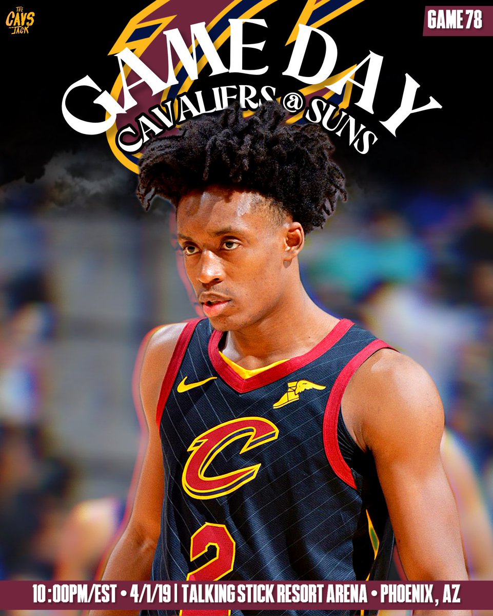 TheCavsJack's tweet image. GAME DAY‼️ COLLIN SEXTON LEADS THE CAVALIERS INTO PHOENIX TONIGHT FOR A BATTLE AGAINST THE SUNS‼️

#BeTheFight⚔️