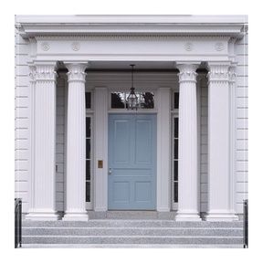 1800Columns's tweet image. #Chadsworth had the pleasure of working alongside Peter Pennoyer Architects and J.P. Moriarty &amp;amp; Co., applying our #Cedar shafts &amp;amp; #pilasters, topped with Tower of the Winds capitals on this #historic #home that was developed during the pre-#Revolutionary War period.