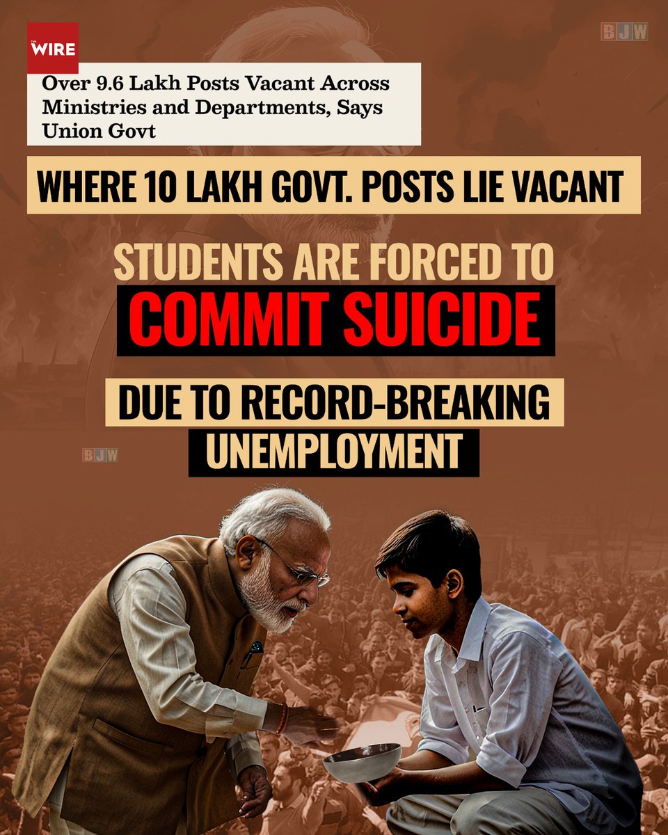 KukiMinjoy's tweet photo. One suggestion is for BJP to issue bonds to unemployed people, giving jobs only to individuals who buy the bonds while providing them maximum illegal donations.
#BerozgarBond
@IYC @INCIndia @MahilaCongress @ShujaGandhi @kharge https://t.co/YZzwzKEL1s