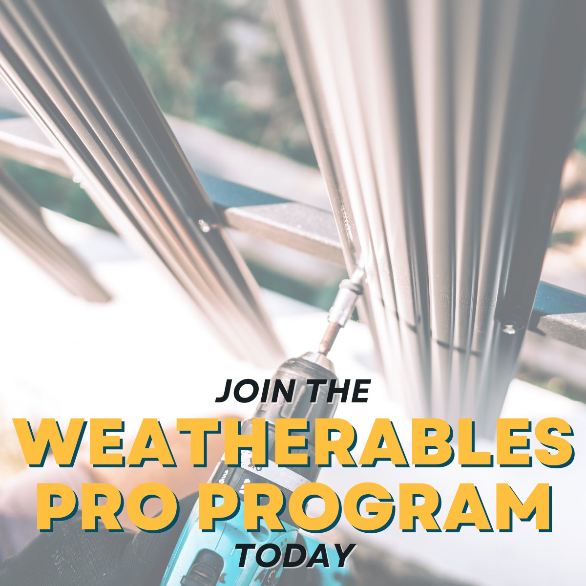 Are you a contractor or fence installer? 

Have you heard of our Weatherables Pro Program? 

The Pro Program includes exclusive deals, support, marketing materials, and more!

Find out more here👇
ow.ly/CQTi50NtPGm
.
#vinylfence #fenceinstall #fenceinstallation