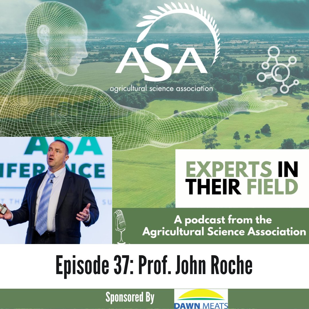 🚨New Podast🚨
Prof. John Roche is our Expert in their Field this month Council member Eddie Phelan chats to John who is the Chief Science Adviser at New Zealand Ministry for Primary Industries (MPI) &amp; Director of MPI On-Farm Support Services
Listen here - spoti.fi/4aD5Mze