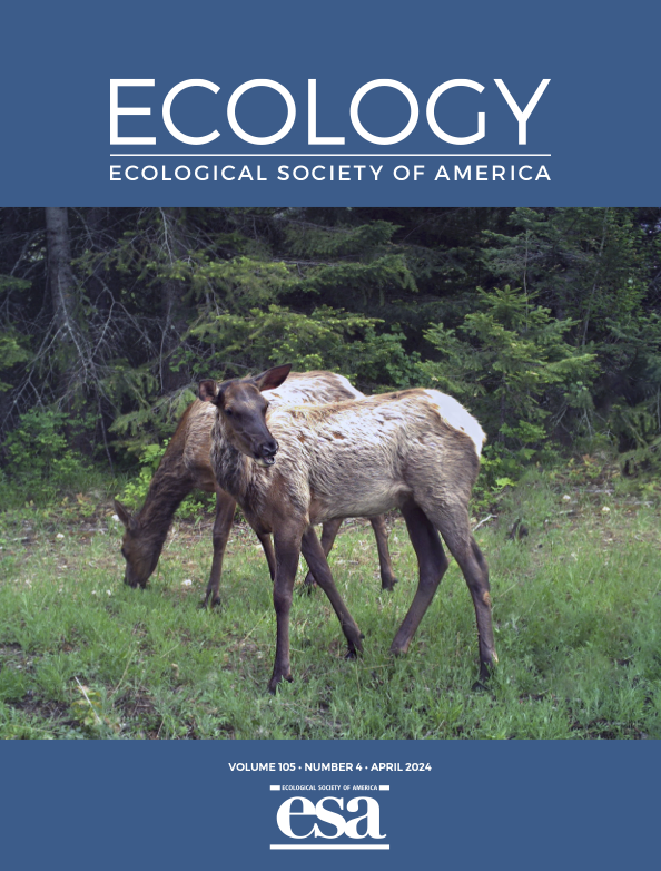 TRGanz's tweet photo. No April Fools here: Our recent #WAPredatorPreyProject paper is the April cover of @ESAEcology!

Co-authored with: @S_Bassing (📸 credit), Aaron Wirisng and @LauraPrugh from @UW @UW_SEFS, Melia DeVivo and Brian Kertson from @WDFW, and Savanah Walker from the Spokane Tribe. https://t.co/GCxKgxTPGz