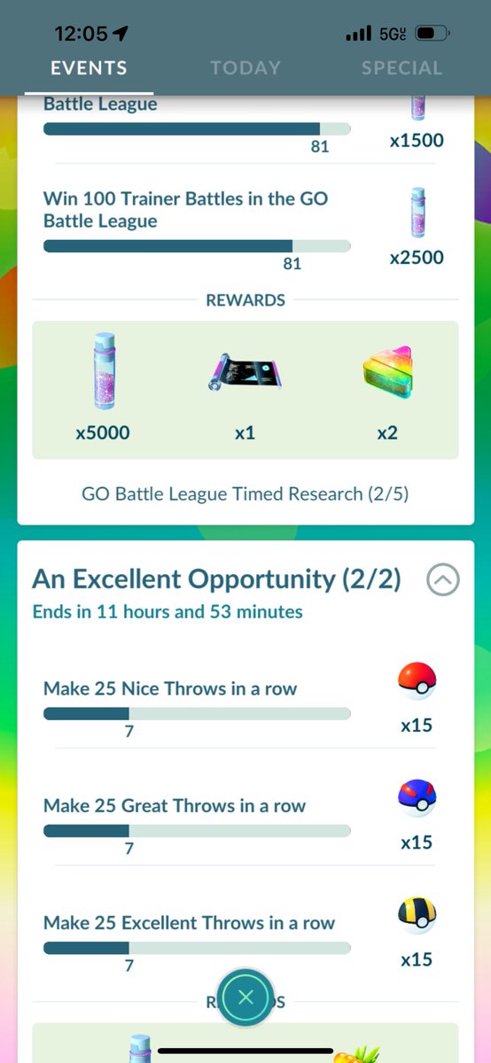 josephcup18's tweet image. Going to try to make a video busting out all 25 at once #GreatThrees #PokémonGo. #ExcellentThrows