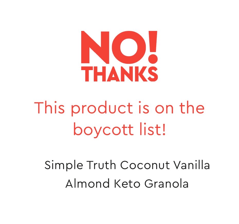 polyester05's tweet image. I just found a product on the NoThanks list.
Check it out on the App Store apps.apple.com/us/app/no-than…
Check it out on the Play Store play.google.com/store/apps/det…