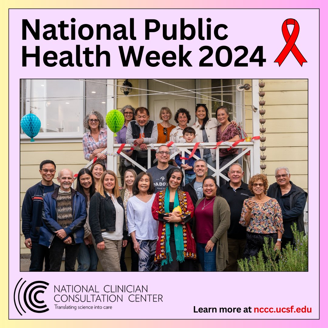 It’s National Public Health Week! From our NCCC and @UCSFFamilyMed team members, past and present, to everyone across the country working toward health equity, thank you for promoting and protecting the health and well-being of our communities. #NPHW #PublicHealth