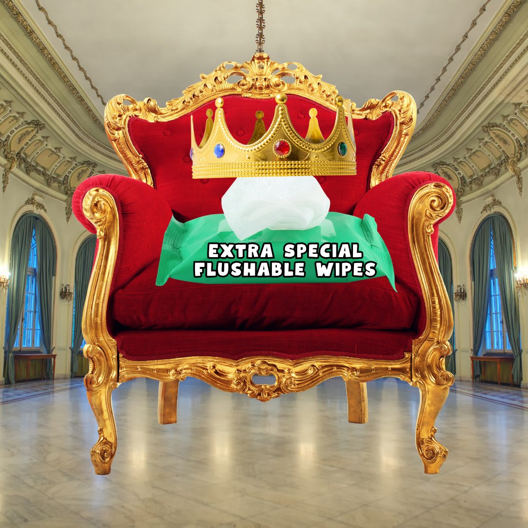 BREAKING NEWS! Newly invented "Extra Special" Flushable Wipes that won’t clog your pipes... APRIL FOOLS! “Flushable” wipes may technically flush down your toilet, but they don’t break down. Remember to always throw your wipes in the trash and NEVER flush them.