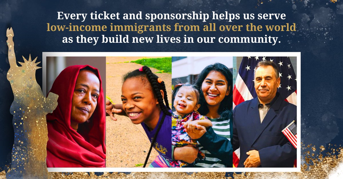 Today is the last day to register for the Golden Door Awards! Register now or sponsor a client’s ticket: hiaspa.org/event/2024gold… Every ticket & sponsorship helps us serve low income immigrants as they build new lives in our community. #goldendoorawards2024 #SupportImmigrants