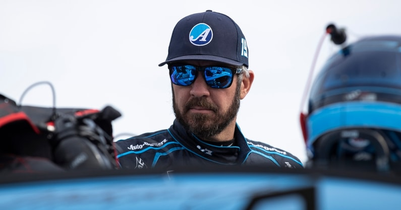 Martin Truex Jr. was NOT pleased with Denny Hamlin after last night's #ToyotaOwners400 😳

“I felt like 11 used me up down there in turn one and I didn’t really appreciate a teammate racing me like that. I wish he would have gave me a chance, but that’s the way it is.”